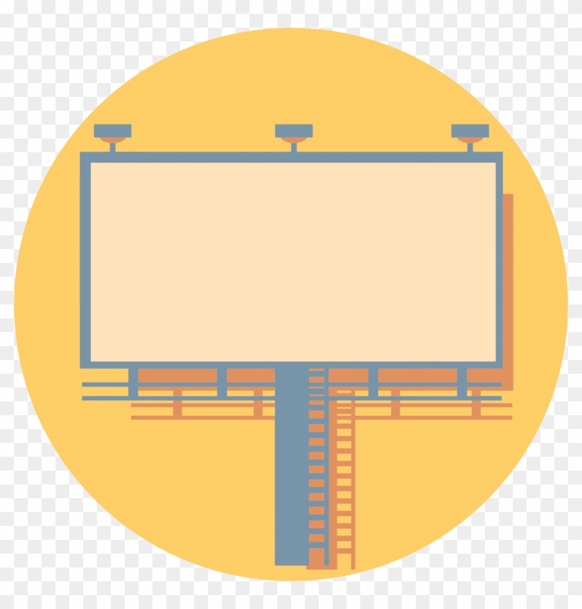 Highway Sign Board - Billboard Clip Art #720294