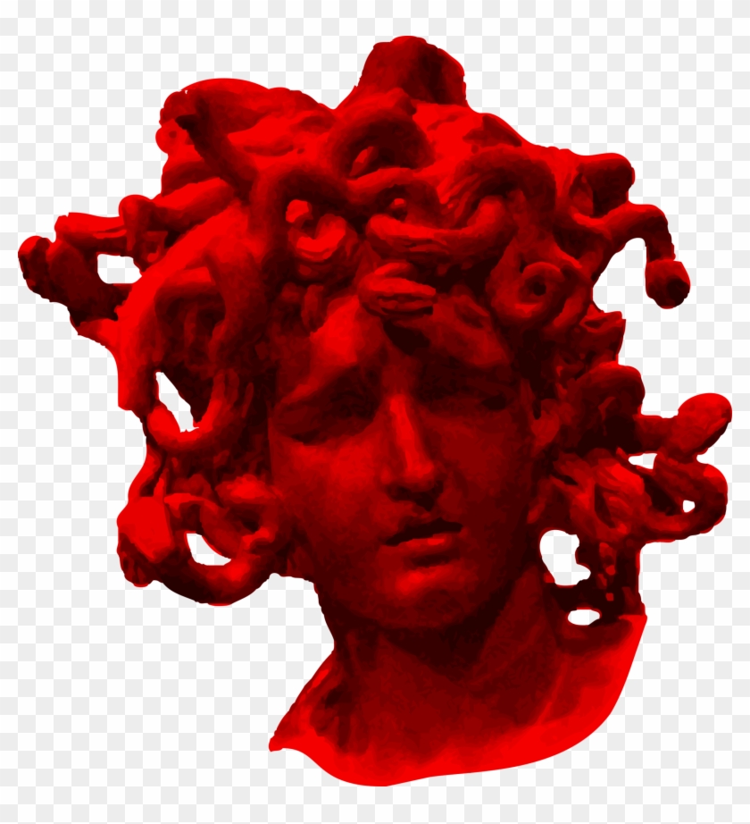 Medusa Clipart Greek Myth - Red Medusa #720325