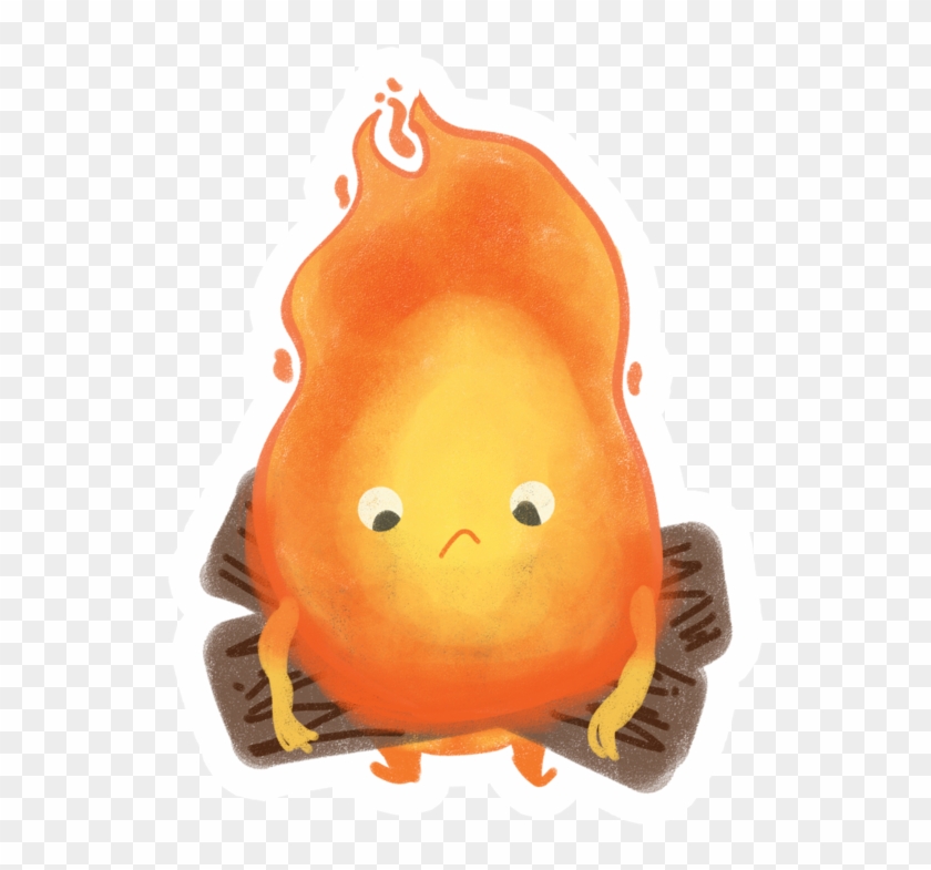 Calcifer Sticker By Ditto9 On Deviantart - Garibaldi (fish) #720379