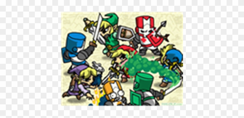 Zelda Four Swords Vs - Castle Crashers Vs Battleblock Theater #720456