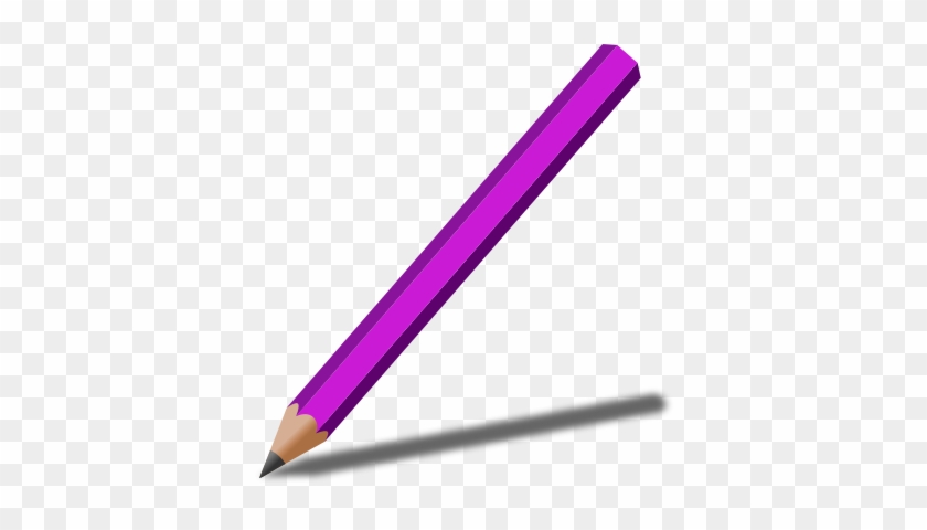 Purple Pencil Clipart #720729