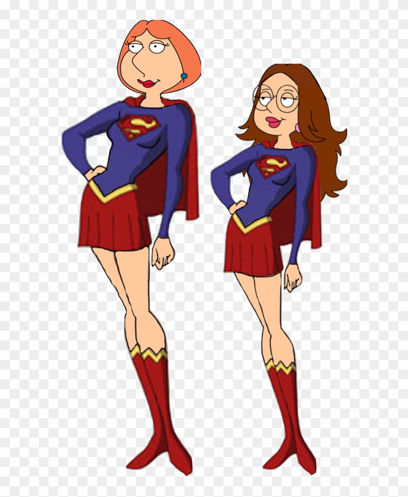 Lois And Meg Griffin As Supergirl By Darthraner83 - Lois Y Meg Griffin #720752