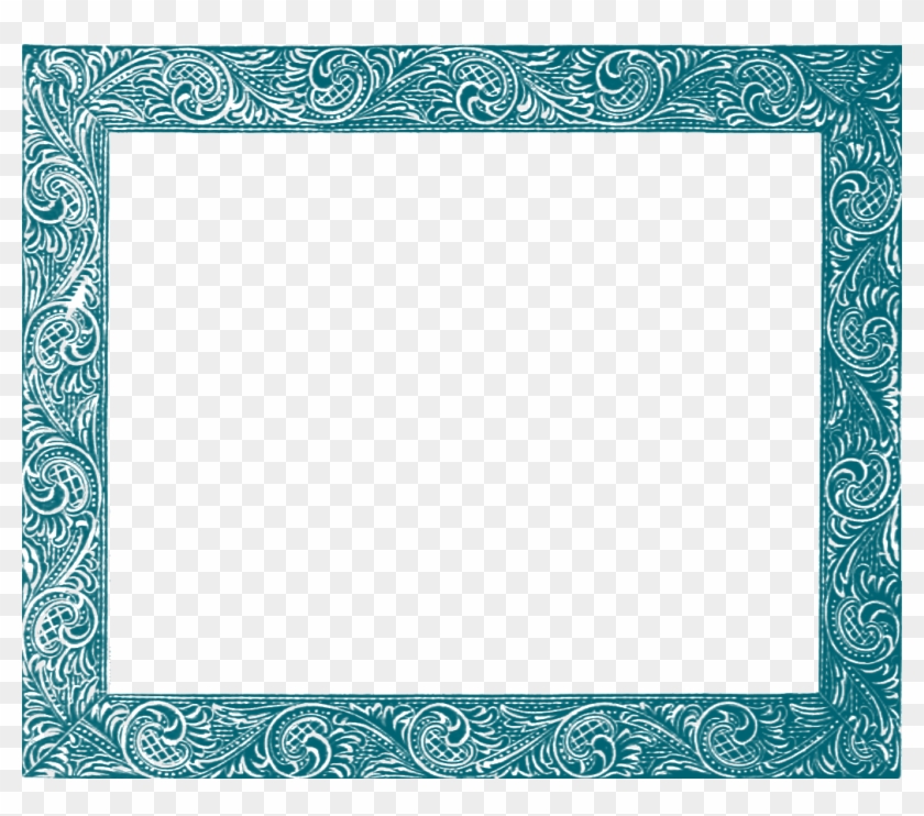 Teal Clipart Frame - Frame Png #720897