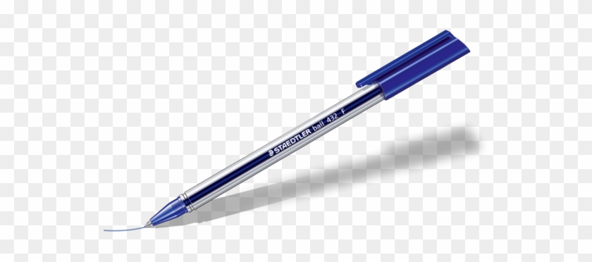 Picture Of Staedtler Stick 432 Pen - Staedtler Blue Pen #720931