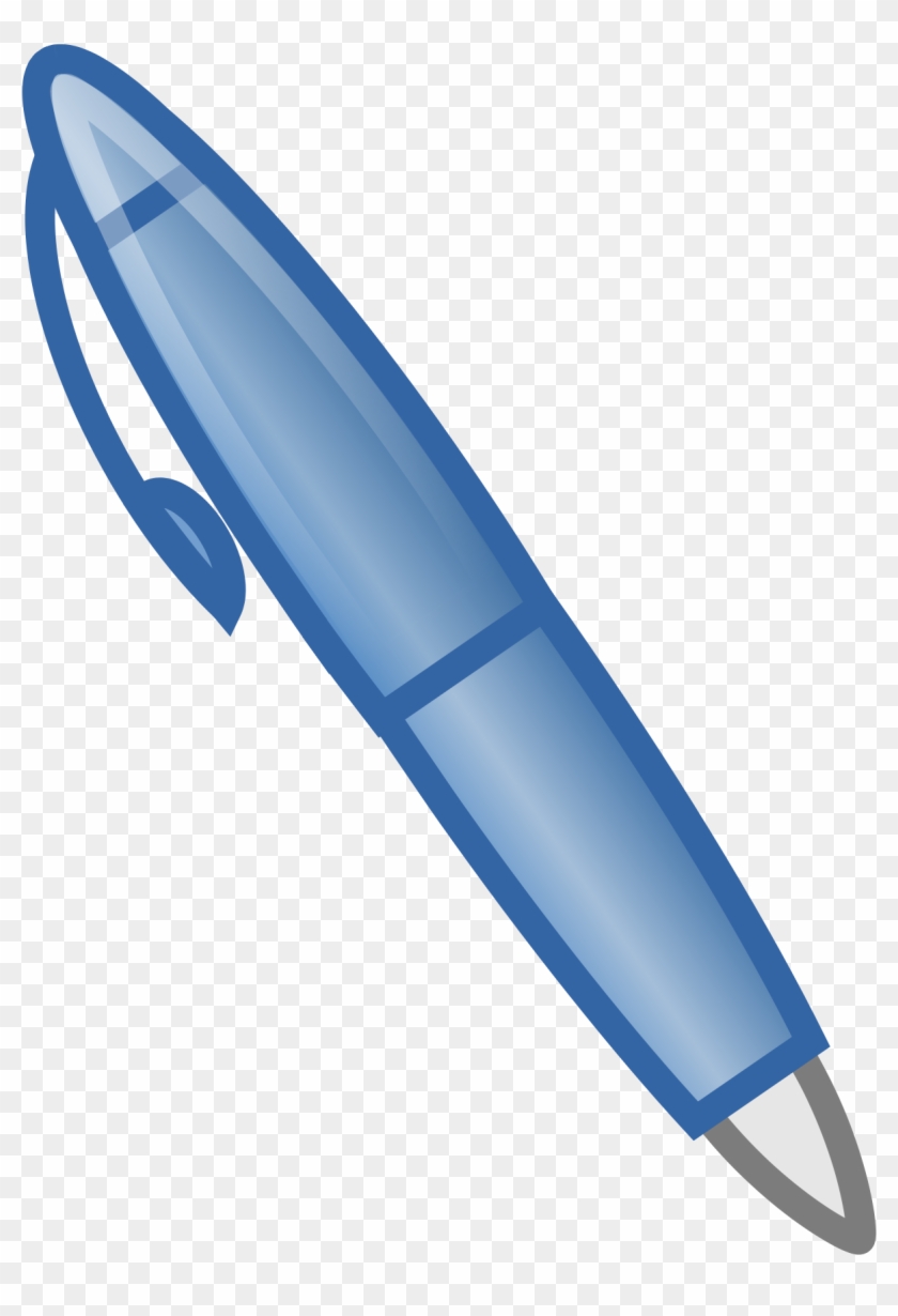 Open - Blue Pen Png #720933