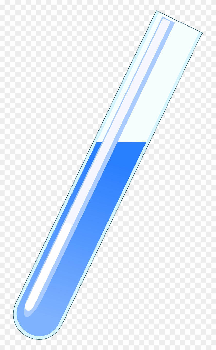 Test Tube Chemistry Science Blue Png Image - Test Tube With Blue Liquid #720986