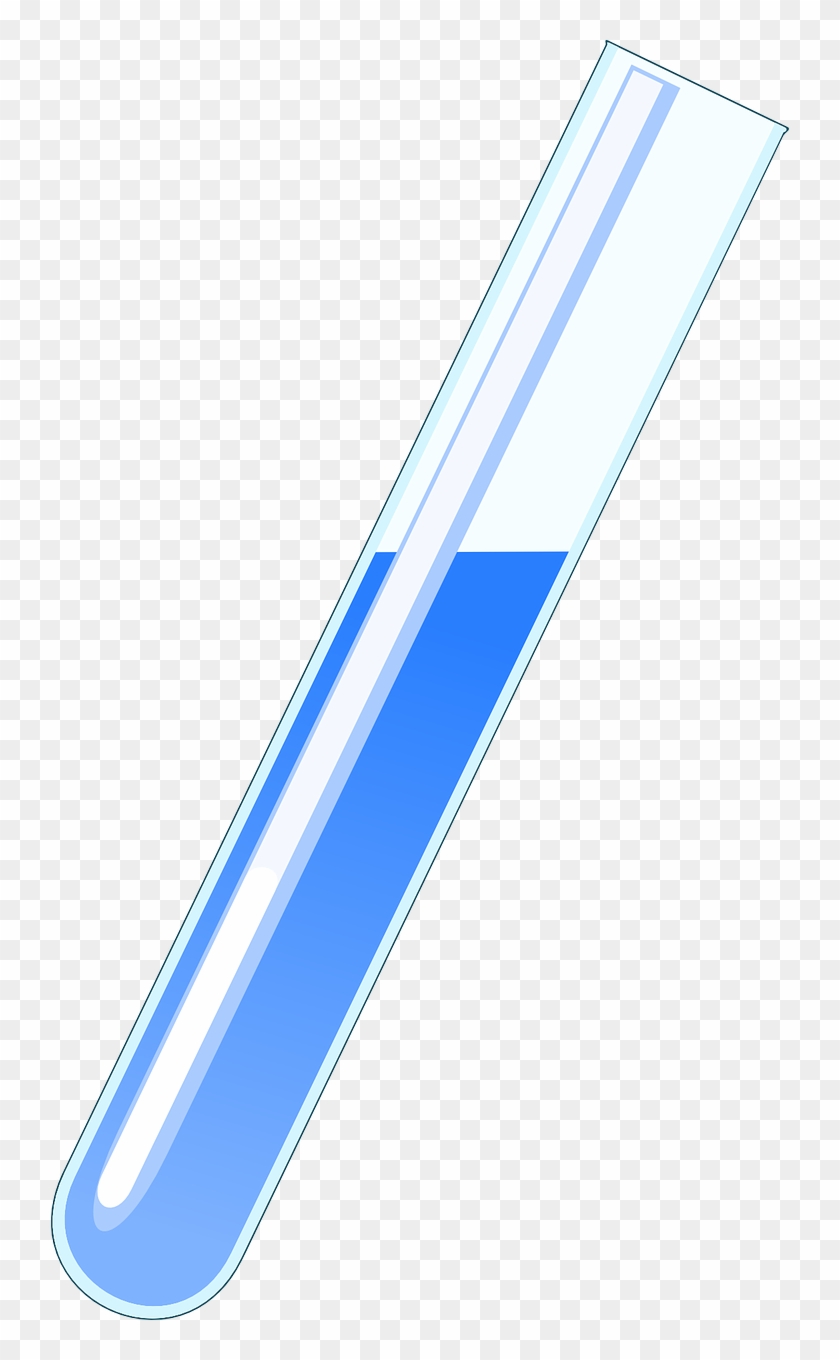 Test Tube Chemistry Science Blue Png Image - Test Tube With Blue Liquid #720986