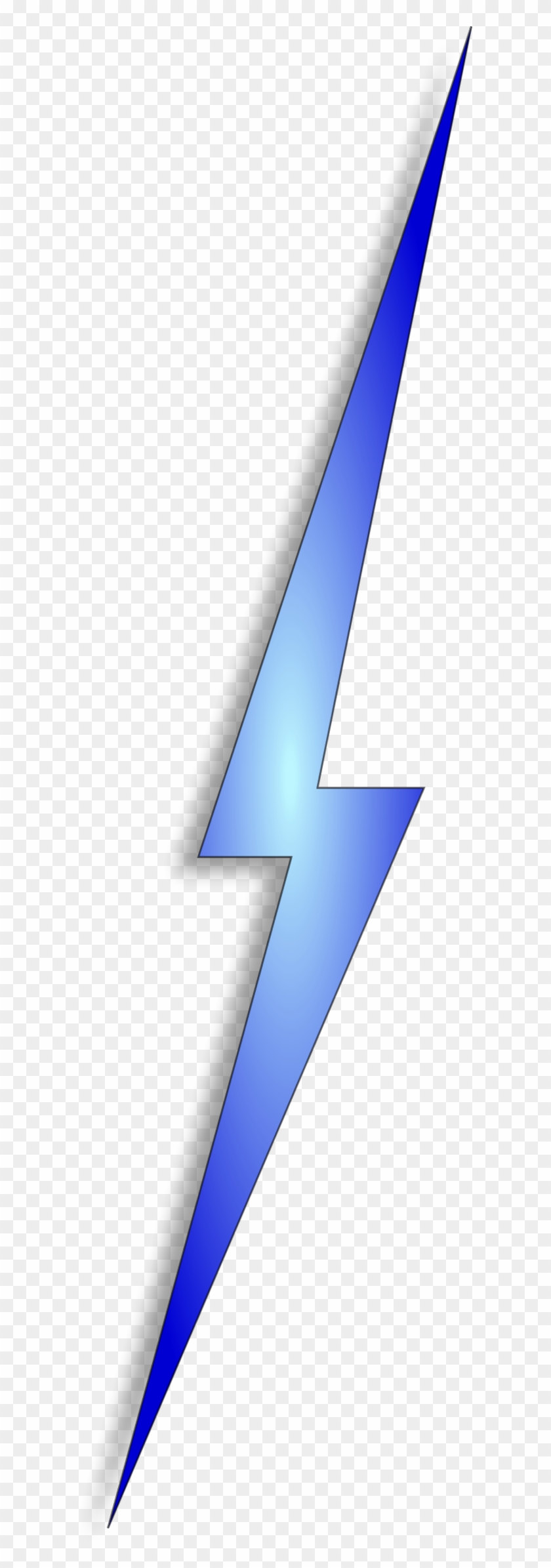 Thunderbolt Clipart - Blue Lightning Bolt Clipart #721048