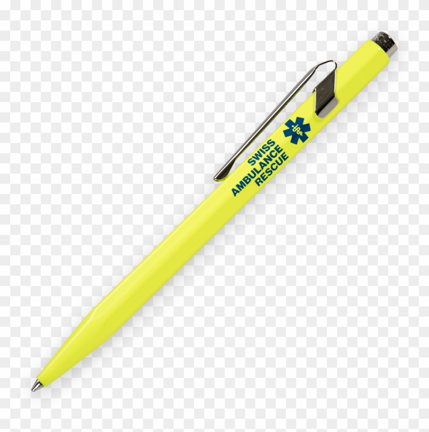 Caran D'ache Of Switzerland Ballpoint Pen - Yellow #721096