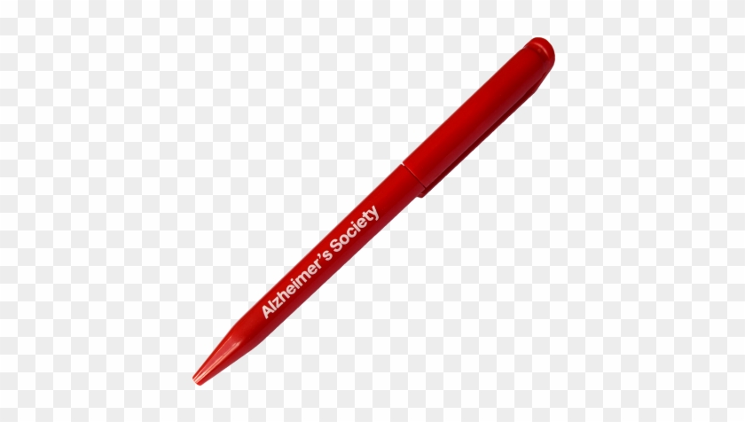 Alzheimer's Society Red Pen - Pencil Color #721130