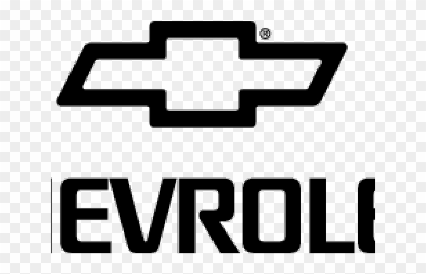 Chevrolet Clipart Cursive - Chevrolet Logo Black And White #721172