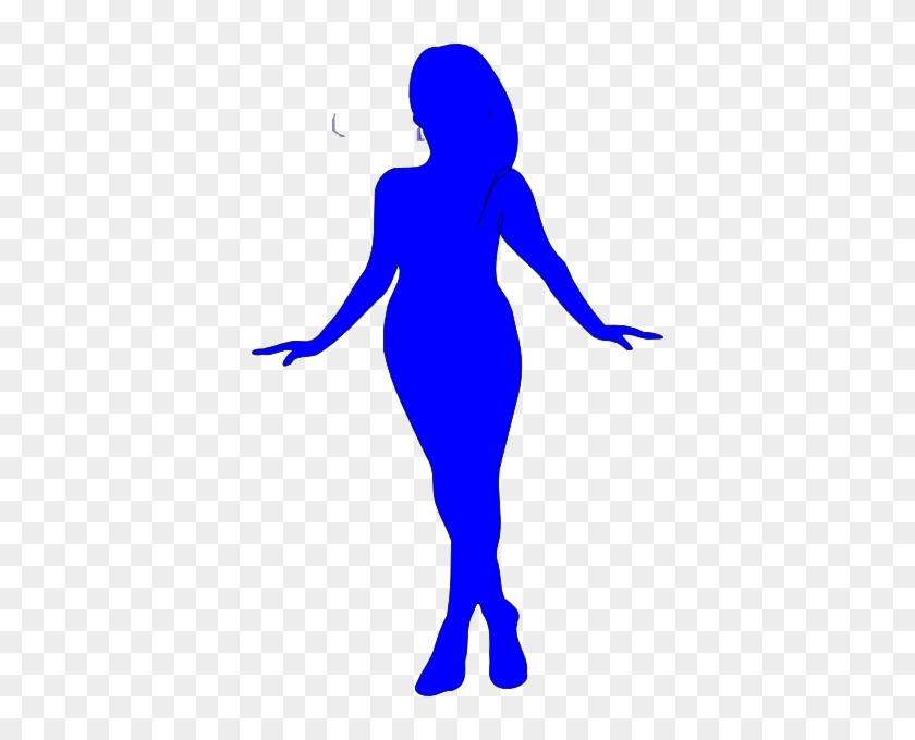 Curvy Woman Silhouette Clip Art - Curvy Woman Silhouette Clip Art #721205