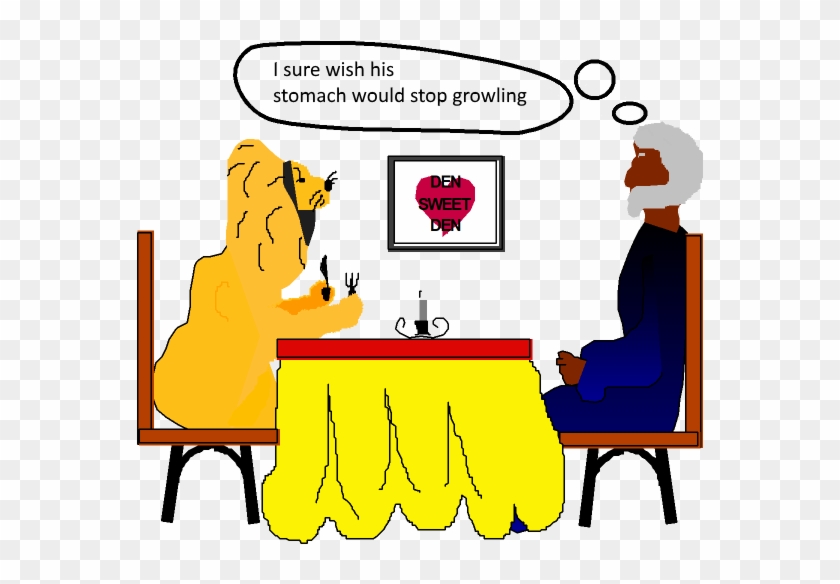 Daniel And Lion Cartoon - Cartoon #721211