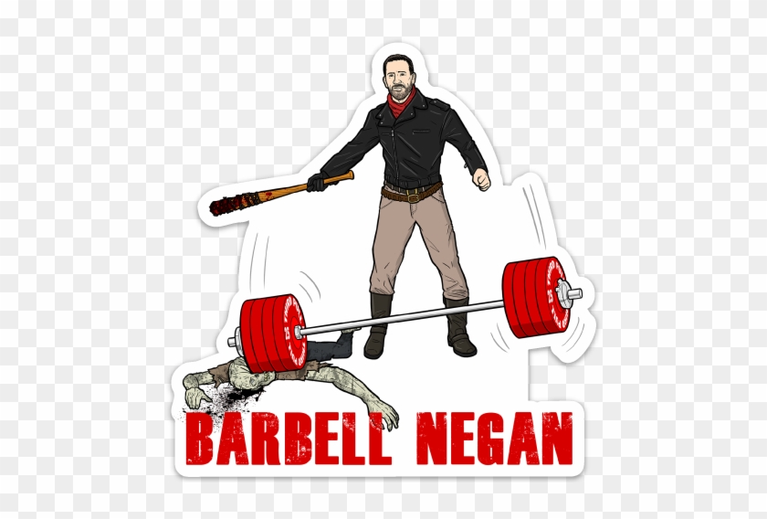 Barbell Negan Sticker - Negan #721248