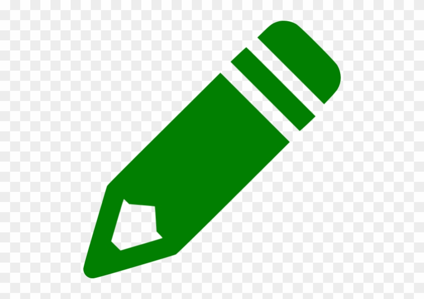Pencil Icon Green Png #721280