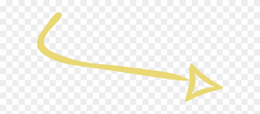 Arrow - Yellow Arrow Transparent Background #721341