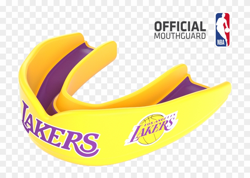 Los Angeles Lakers Nba Basketball Mouthguard - Los Angeles Lakers Shock Doctor Mouthguard Multi #721344