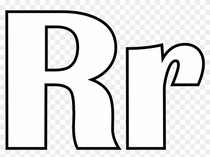 File - Letter R Coloring Page #721360