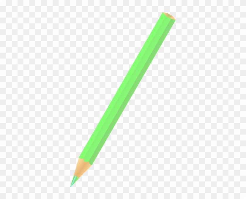 Color Pencil Light Green - Pencils Color Vector Icon #721462