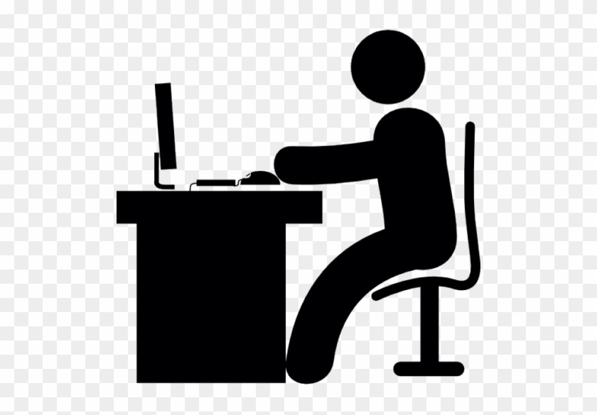 Office Desk - Working People Icon Png #721478