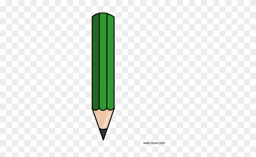 Green Lead Pencil , Free Clipart - Mechanical Pencil #721506