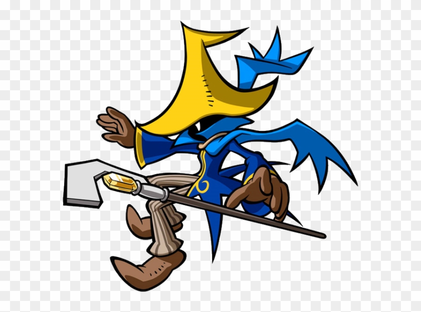 Black Mage Is One Of The Four Heroes Of Light From - Mario Slam Basketball Mage Noir #721543