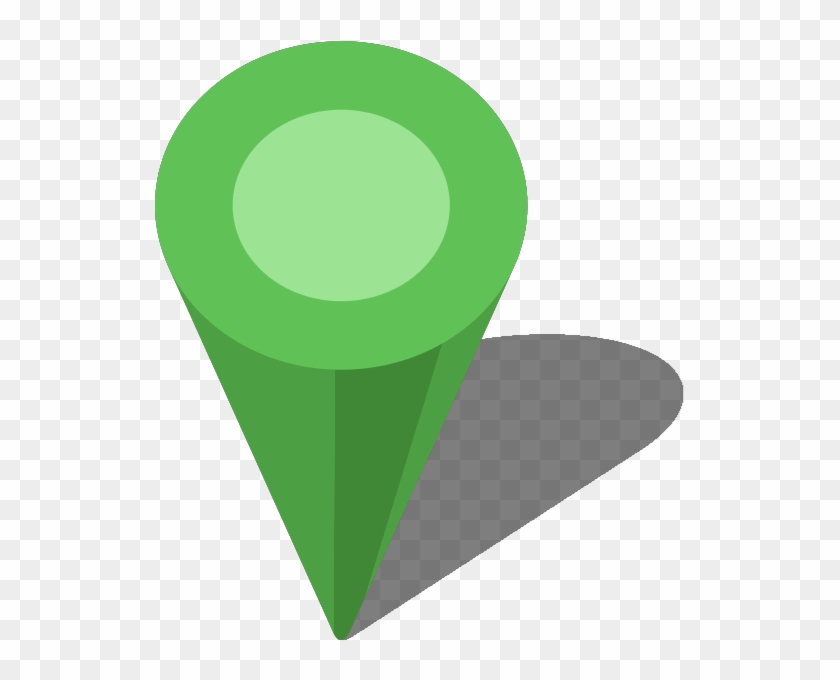 Simple Location Map Pin Icon3 Light Green Free Vector - Green Location Map Pin Png #721568