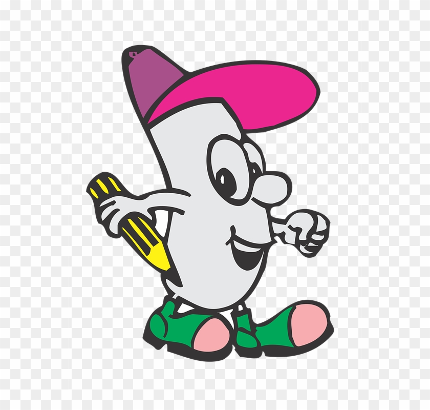 Cartoon Pencil Clipart 25, - Cartoon Pencil Clipart 25, #721592