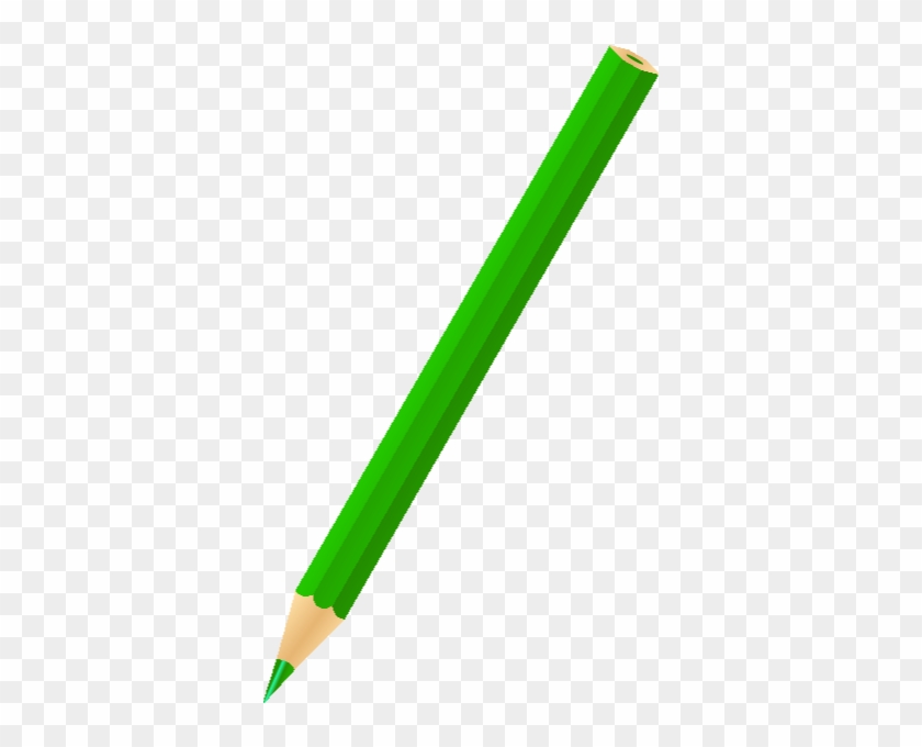Color Pencil Green Vector Icon - Color Pencil Green Vector Icon #721608
