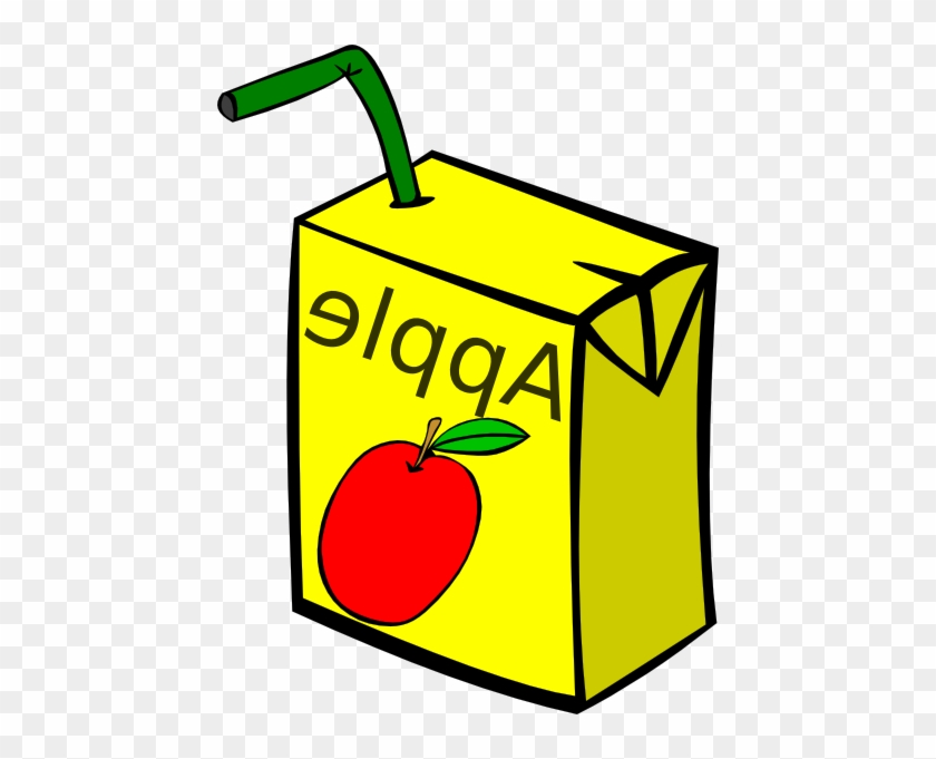 Apple Juice Box Clip Art - Colouring Page Of A Juice #721650