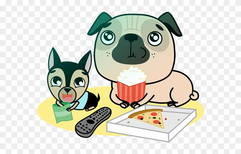 Pug Clipart Loyal Dog - Cartoon #721744