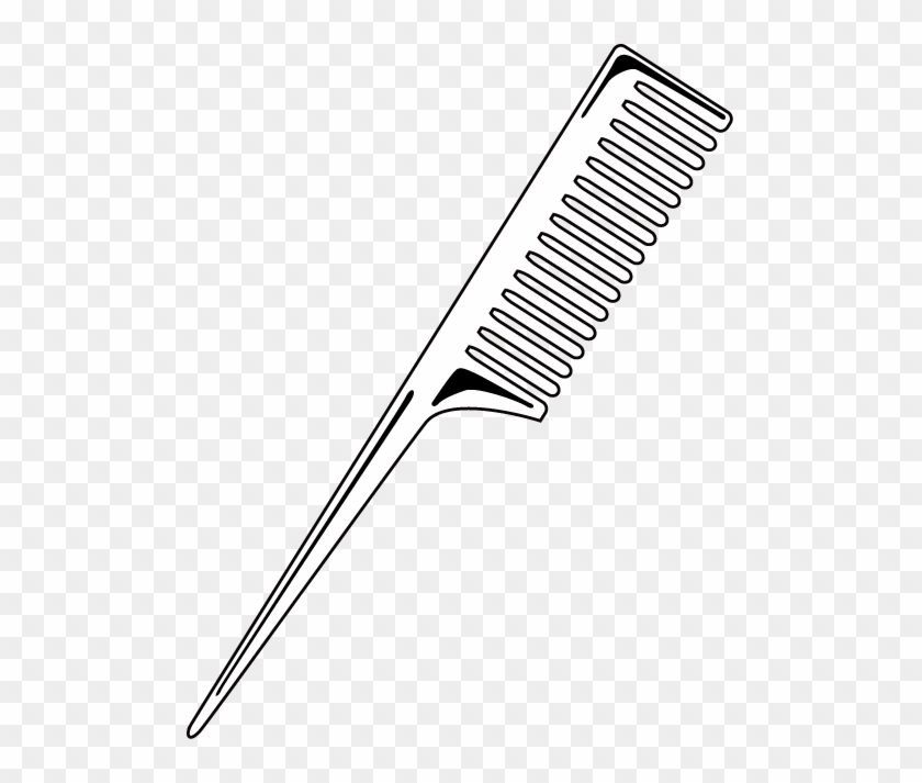 Comb Hairbrush Drawing Clip Art - Drawing Of A Comb #721755