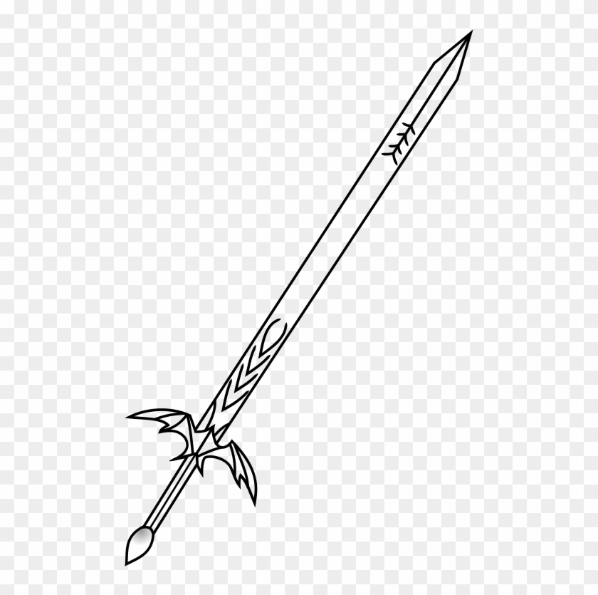Swords Clipart - Cool Sword Coloring Pages #721805