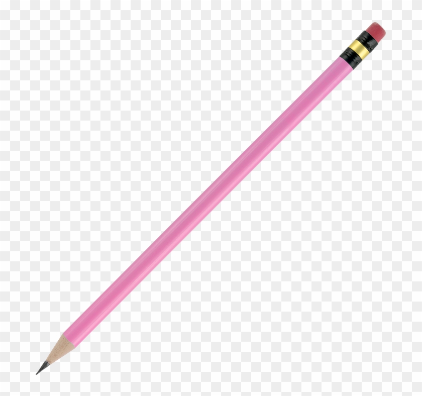 Pearlescent Wooden Pencil- Pink - Ballpoint Pen #721817