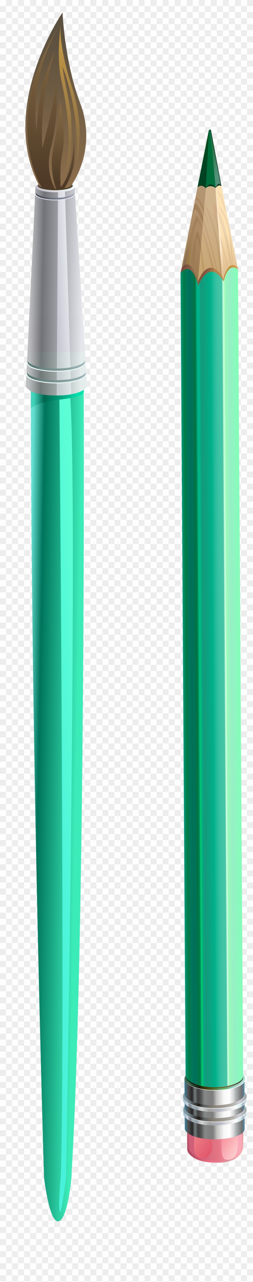 Pencil Clipart Teal - Clip Art #721860