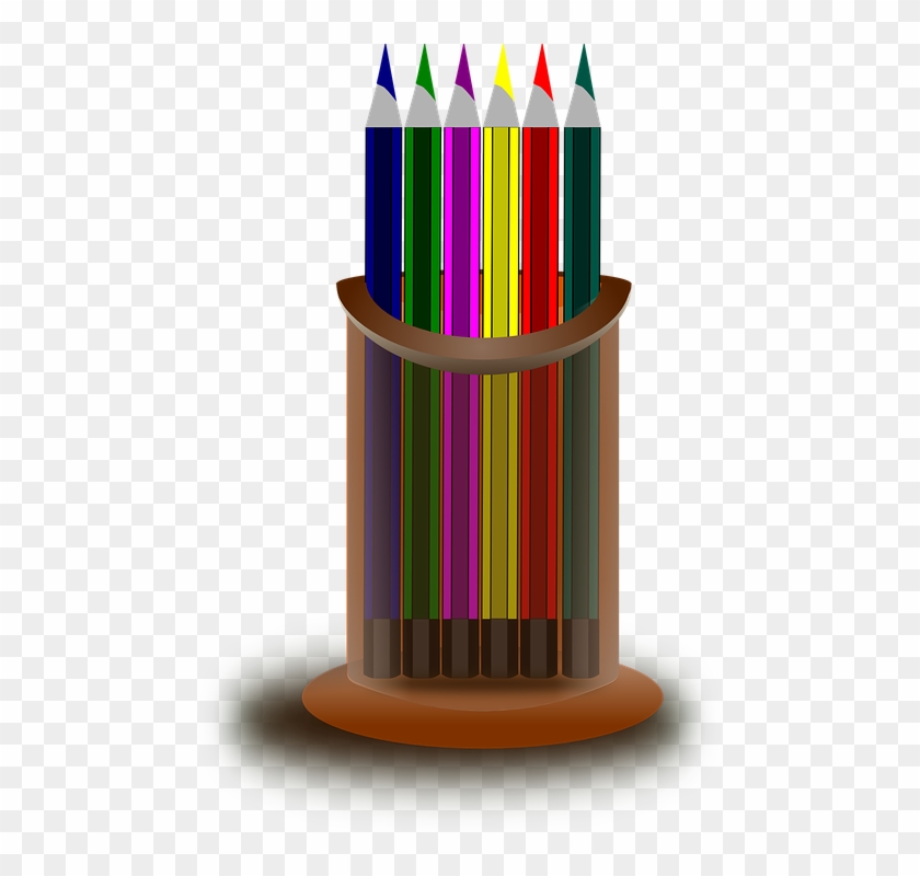 Pencil Clipart Stand - Pencil Stand Png #721865