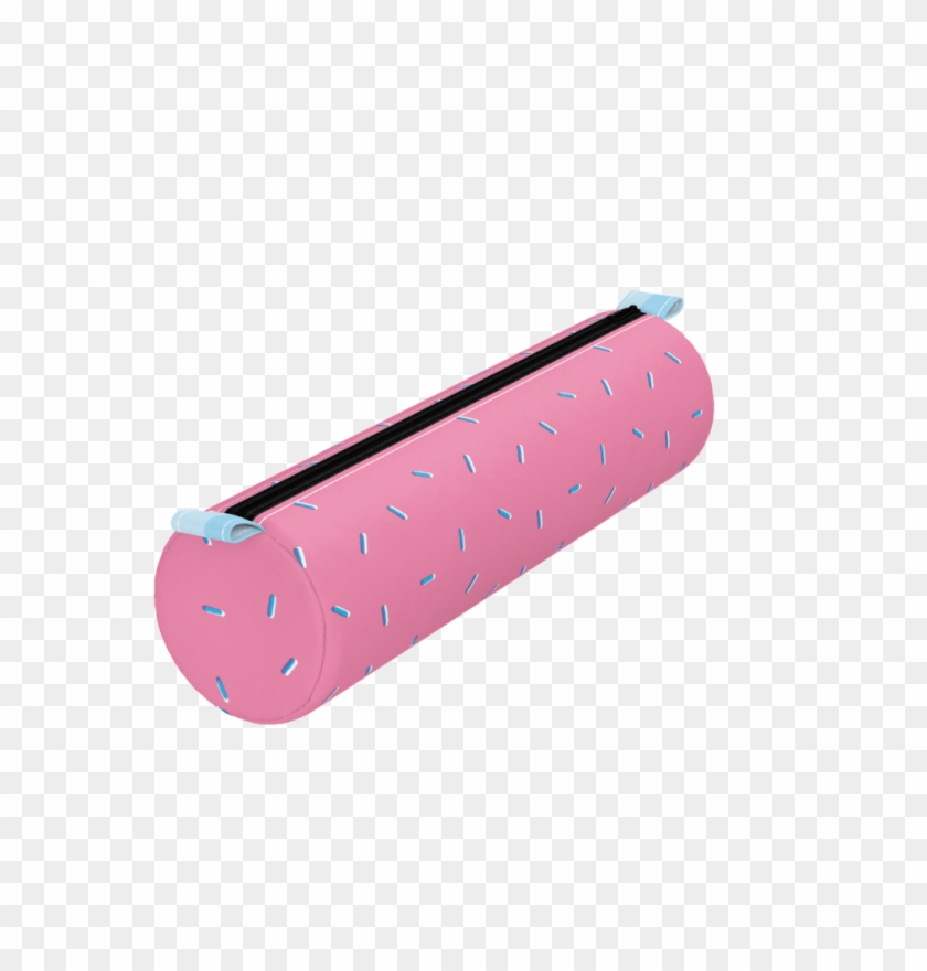 Pink Donut Pencil Case - Plastic #721870