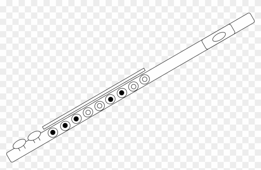 Flute Clipart Drawn - Flute #721887