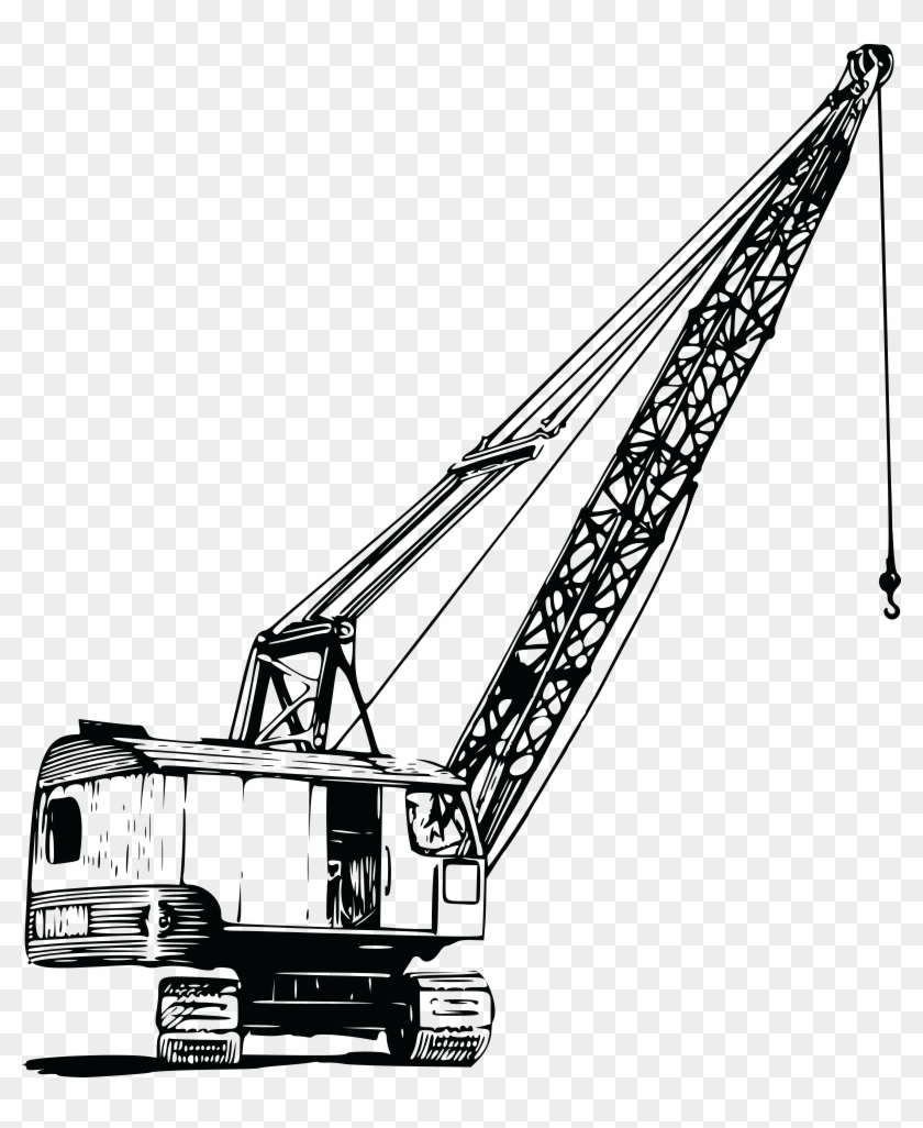 Free Clipart Of A Construction Crane - Construction Crane Clip Art #721900
