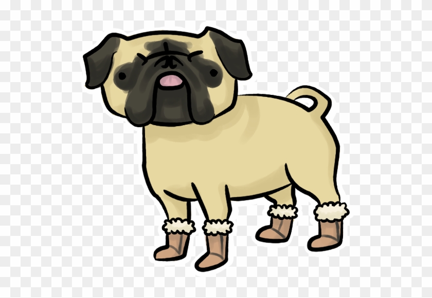 Pug Puppy Cartoon Drawing Clip Art - Pug Puppy Cartoon Drawing Clip Art #721914