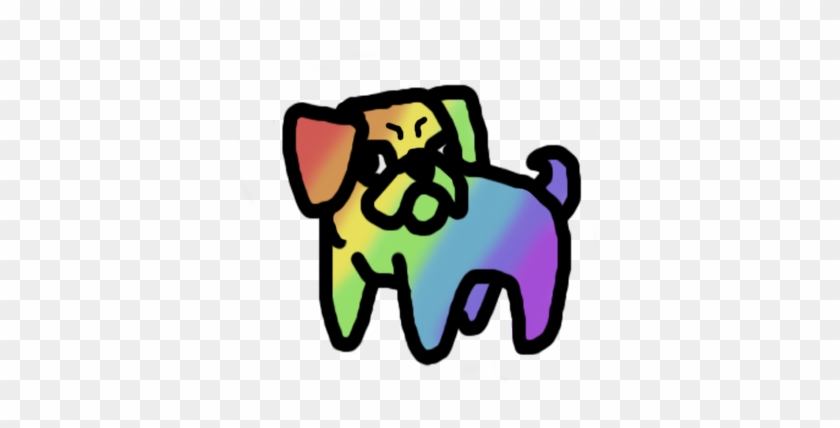 Rainbow Pug By Superninjamonkeys - Rainbow Pug By Superninjamonkeys #721956