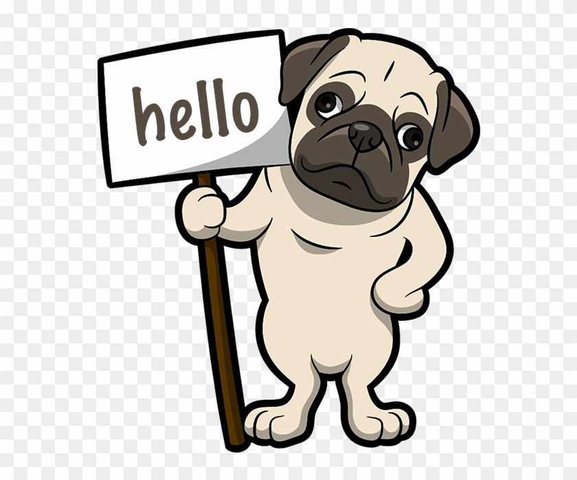 Pug Emoji & Sticker Messages Sticker-6 - Sticker #721958