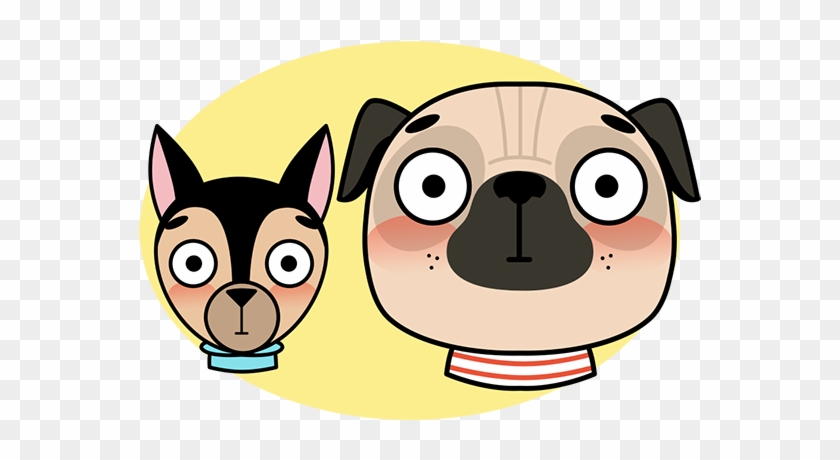 "extra-pack" For The Pug Life Emoji App Dedicated To - Cartoon #722062
