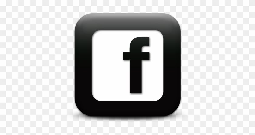 Join Us On Facebook - Black And White Facebook Png #722089