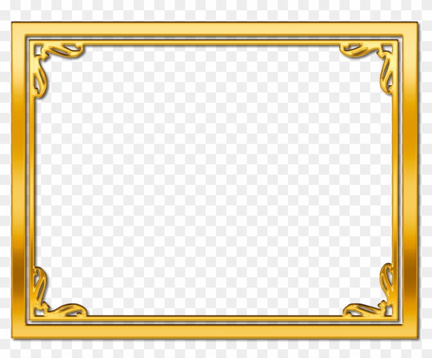 Gold Frame Border Free Clipart - Gold Frame Border Free Clipart #722236