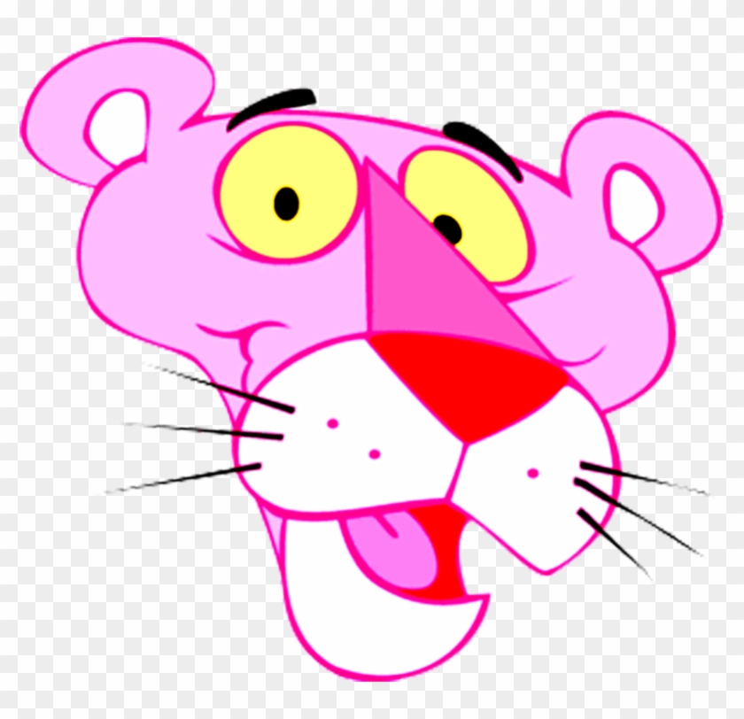 Pink Panther - Face - Pink Panther Face Clipart #722264