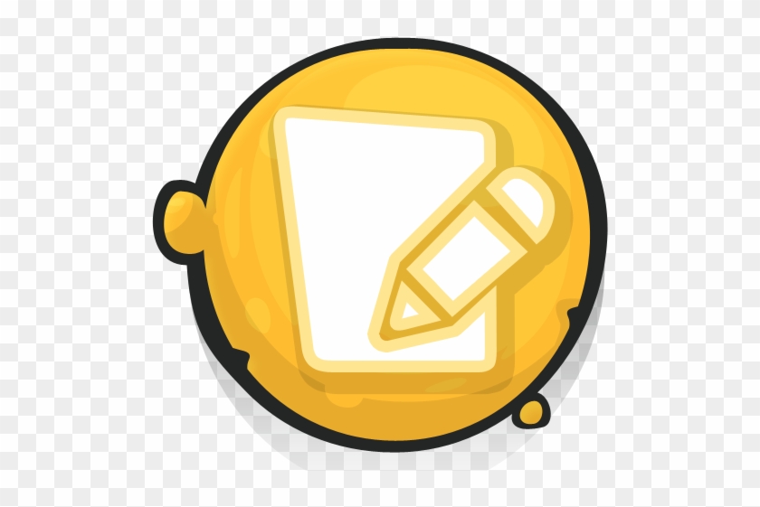 Edit Icon Download Image - Edit Icon Yellow #722304