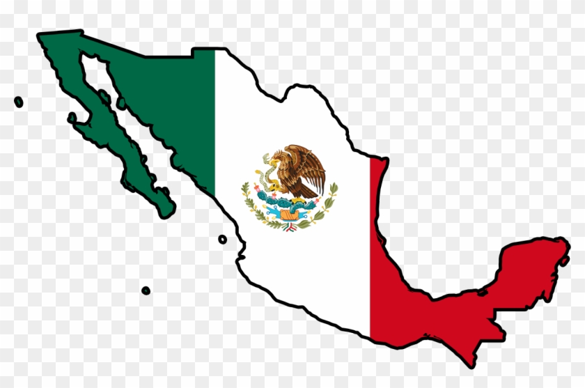 I Could Build My Own Landforms - Outline Of Mexico Flag #722348