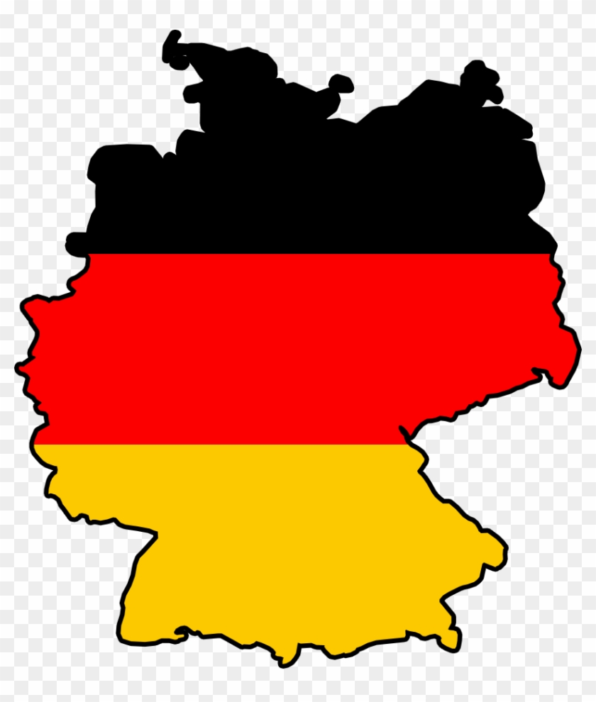 I Could Build My Own Landforms - Simple Map Of Germany #722353