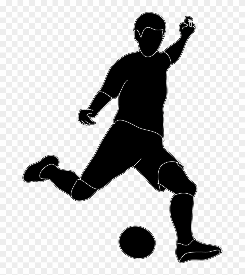 Clip Arts Related To - Siluet Futsal #722366